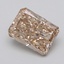 1.52 Ct. Very Light  Brown Radiant Lab Grown Diamond
