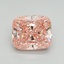 4.02 Ct. Fancy Vivid Pink Cushion Lab Grown Diamond