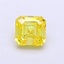 1.01 Ct. Fancy Vivid  Yellow Asscher Lab Grown Diamond