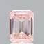 2.21 Ct. Fancy Intense Pink Emerald Lab Grown Diamond