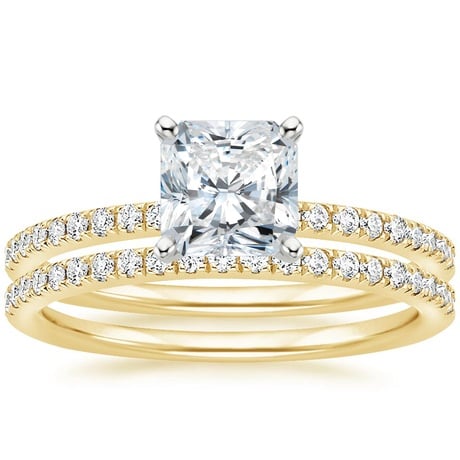 18K Yellow Gold Ballad Diamond Bridal Set (1/3 ct. tw.)