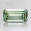 1.00 Ct. Fancy Intense Pacific Green Emerald Lab Grown Diamond