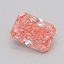 1.08 Ct. Fancy Pink Radiant Lab Grown Diamond