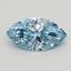 0.98 Ct. Fancy Vivid Blue Marquise Lab Grown Diamond