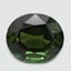 11.0x9.5mm  Green  Oval   Tourmaline