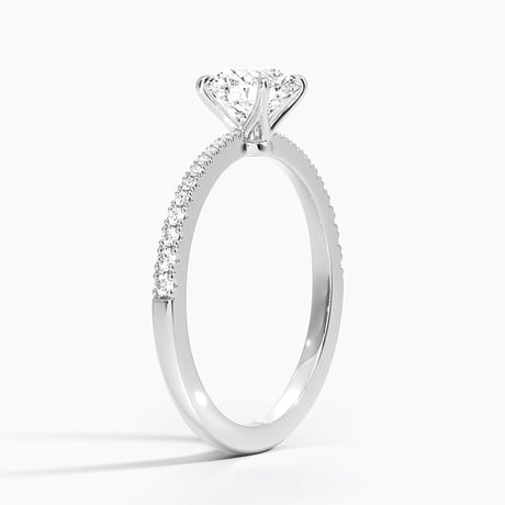 Petite Tapered Diamond Ring