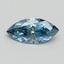 0.60 Ct. Fancy Vivid Blue Marquise Lab Grown Diamond