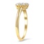 The Kaile Ring, smalltop view on a hand