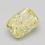 1.11 Ct. Fancy Intense Yellow Cushion Diamond