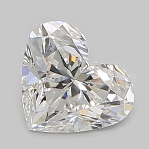 Heart diamond — real photo