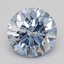 1.02 Ct. Fancy  Blue Round Lab Grown Diamond