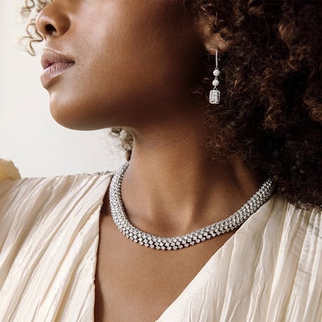 Luxe Diamond Tennis Necklace