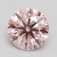 1.26 Ct. Fancy Intense Pink Round Lab Grown Diamond