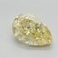 2.20 Ct. Fancy Intense Yellow Pear Lab Grown Diamond