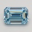2.16 Ct. Fancy Intense Blue Emerald Lab Grown Diamond