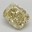 2.04 Ct. Fancy Intense Yellow Cushion Lab Grown Diamond