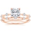 14K Rose Gold Aimee Diamond Bridal Set
