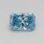 0.30 Ct. Fancy Vivid Blue Radiant Lab Grown Diamond