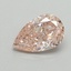 0.65 Ct. Fancy Intense Pink Pear Lab Grown Diamond