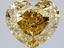 3.51 Ct. Fancy Intense Yellow Heart Lab Grown Diamond