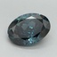 2.19 Ct. Fancy Intense Malibu Blue Oval Lab Grown Diamond