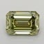 1.51 Ct. Fancy Vivid  Green Emerald Lab Grown Diamond