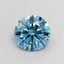 1.92 Ct. Fancy Vivid Blue Round Lab Grown Diamond