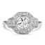 Art Deco Reproduction Diamond Vintage Ring