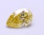 1.11 Ct. Fancy Yellow Pear Lab Grown Diamond
