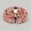2.08 Ct. Fancy Intense Pink Oval Lab Grown Diamond