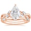14KR Moissanite Willow Bridal Set (1/4 ct. tw.), smalltop view