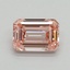 1.01 Ct. Fancy Intense Pink Emerald Lab Grown Diamond