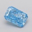 1.05 Ct. Fancy Vivid  Blue Radiant Lab Grown Diamond