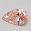 0.48 Ct. Fancy Intense Pink Pear Lab Grown Diamond