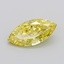 2.36 Ct. Fancy Vivid Yellow Marquise Lab Grown Diamond