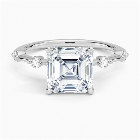 18K White Gold Aimee 1.4mm Diamond Ring
