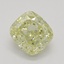 1.00 Ct. Fancy Light Yellow Cushion Diamond