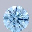 3.01 Ct. Fancy Vivid Blue Round Lab Grown Diamond