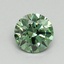 0.70 Ct. Fancy Vivid Green Round Lab Grown Diamond