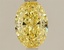 1.54 Ct. Fancy Intense  Yellow Oval Lab Grown Diamond