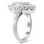 The Alexine Ring, smalltop view on a hand