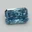 1.77 Ct. Fancy Vivid Blue Radiant Lab Grown Diamond