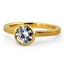 Custom Matte and High Polish Bezel Ring