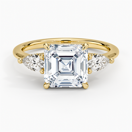 Adorned Opera Three Stone Diamond Ring - Brilliant Earth