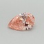 0.30 Ct. Fancy Vivid Pink Pear Lab Grown Diamond