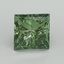 2.01 Ct. Fancy Vivid Pacific Green Princess Lab Grown Diamond