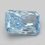 1.51 Ct. Fancy Vivid Blue Radiant Lab Grown Diamond