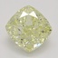 1.01 Ct. Fancy Light Yellow Cushion Diamond