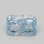 5.10 Ct. Fancy Vivid Blue Radiant Lab Grown Diamond