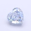 1.52 Ct. Fancy Vivid  Blue Heart Lab Grown Diamond